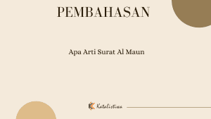 Apa Arti Surat Al Maun