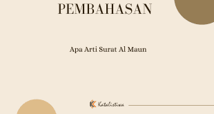 Apa Arti Surat Al Maun