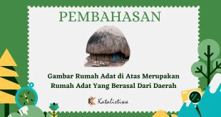 Gambar Rumah Adat di Atas Merupakan Rumah Adat Yang Berasal Dari Daerah