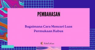 Bagaimana Cara Mencari Luas Permukaan Kubus