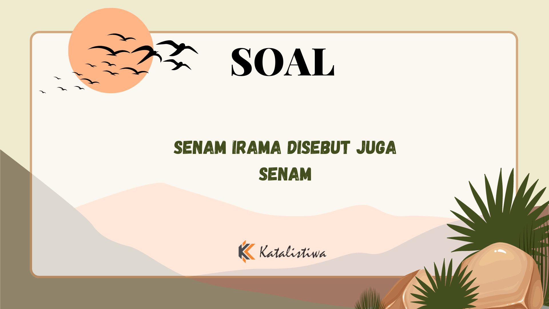 Senam Irama Disebut Juga Senam