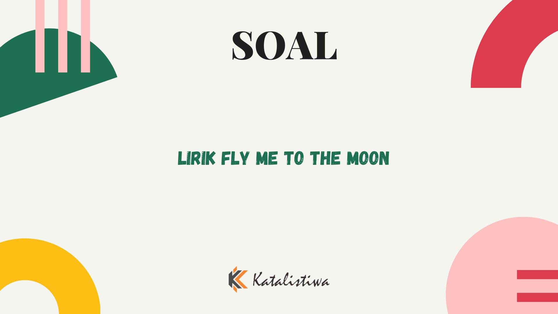 Lirik Fly Me to the Moon
