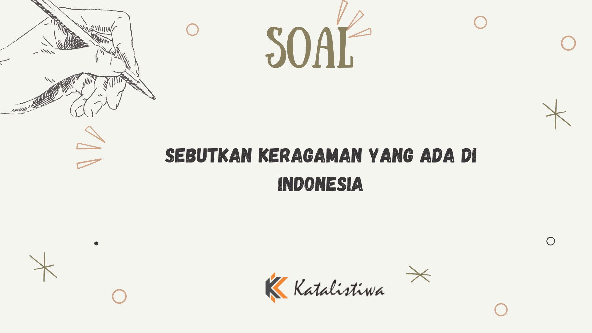 Sebutkan Keragaman yang Ada di Indonesia