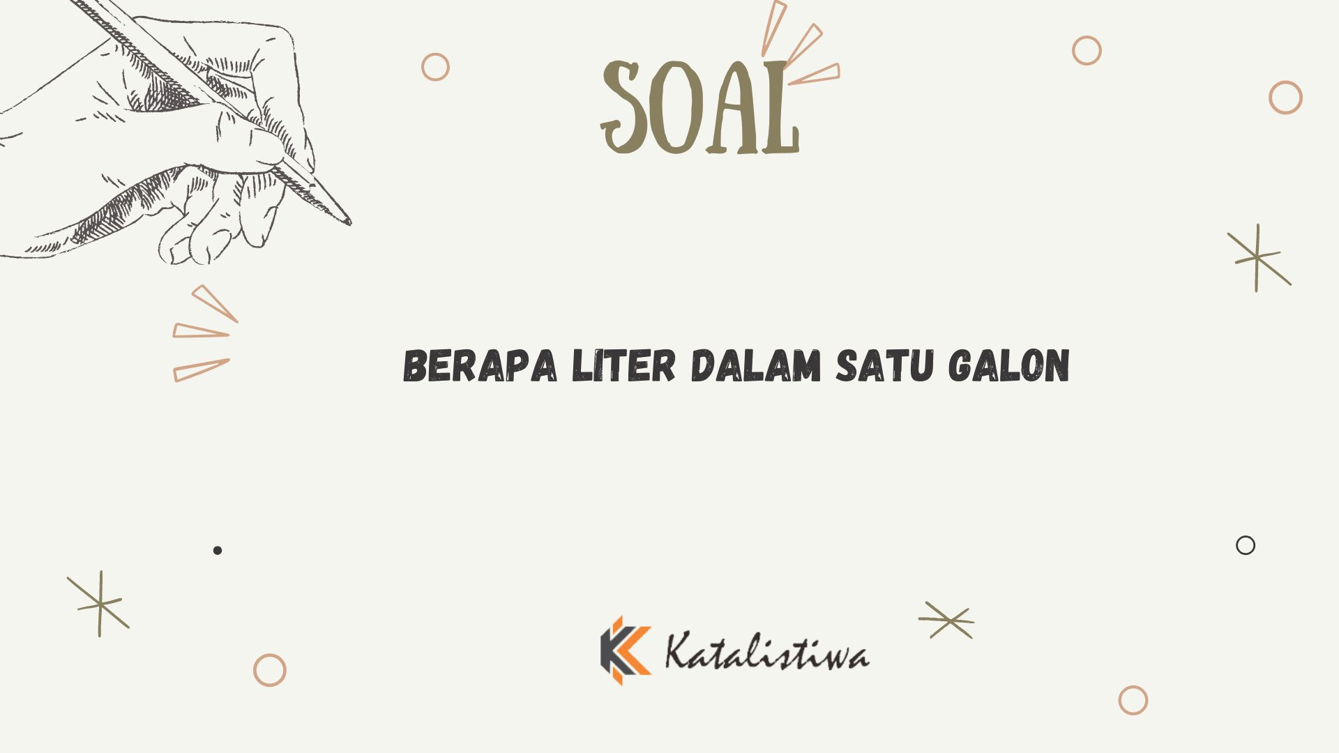 Berapa Liter dalam Satu Galon