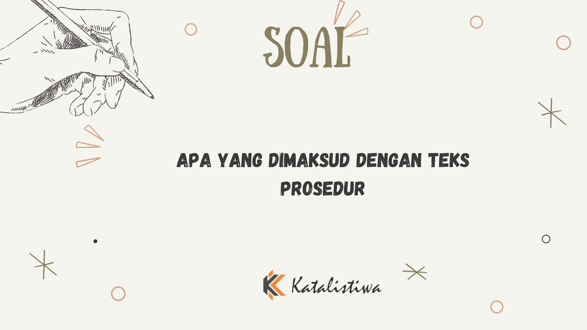 Apa yang Dimaksud dengan Teks Prosedur