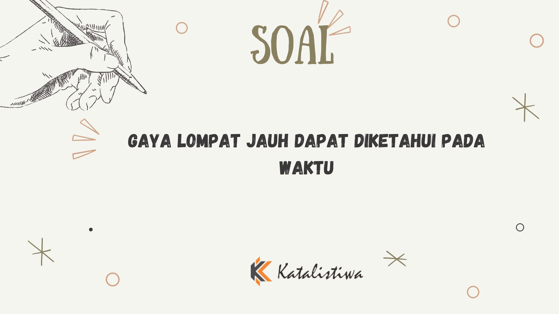 Gaya Lompat Jauh Dapat Diketahui pada Waktu