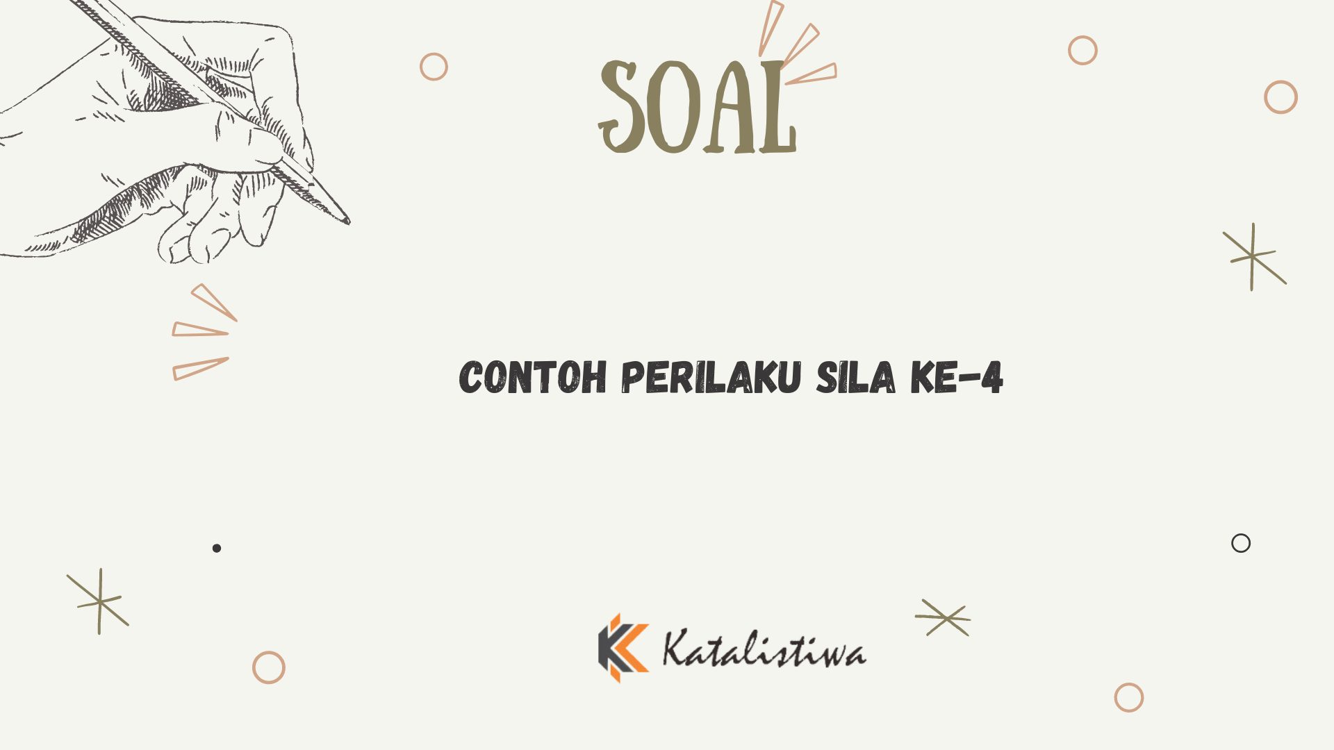 Contoh Perilaku Sila Ke-4