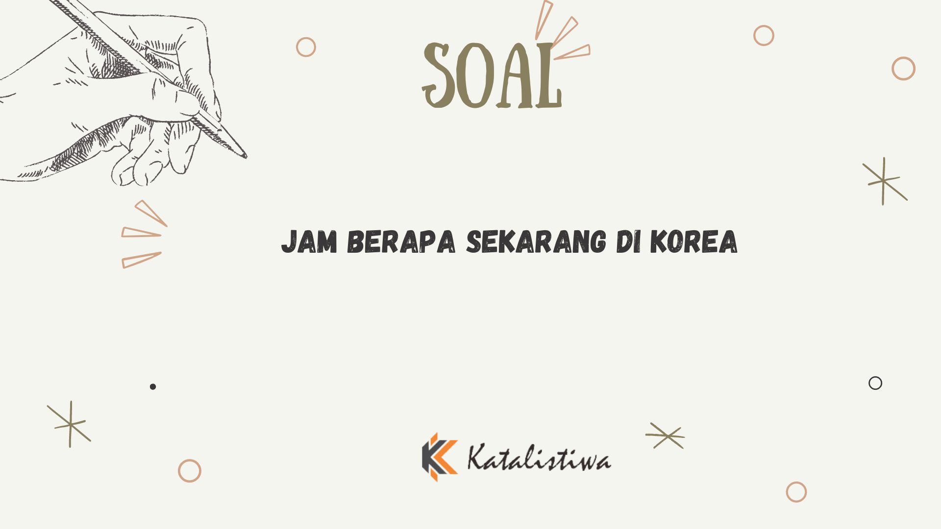 Jam Berapa Sekarang di Korea