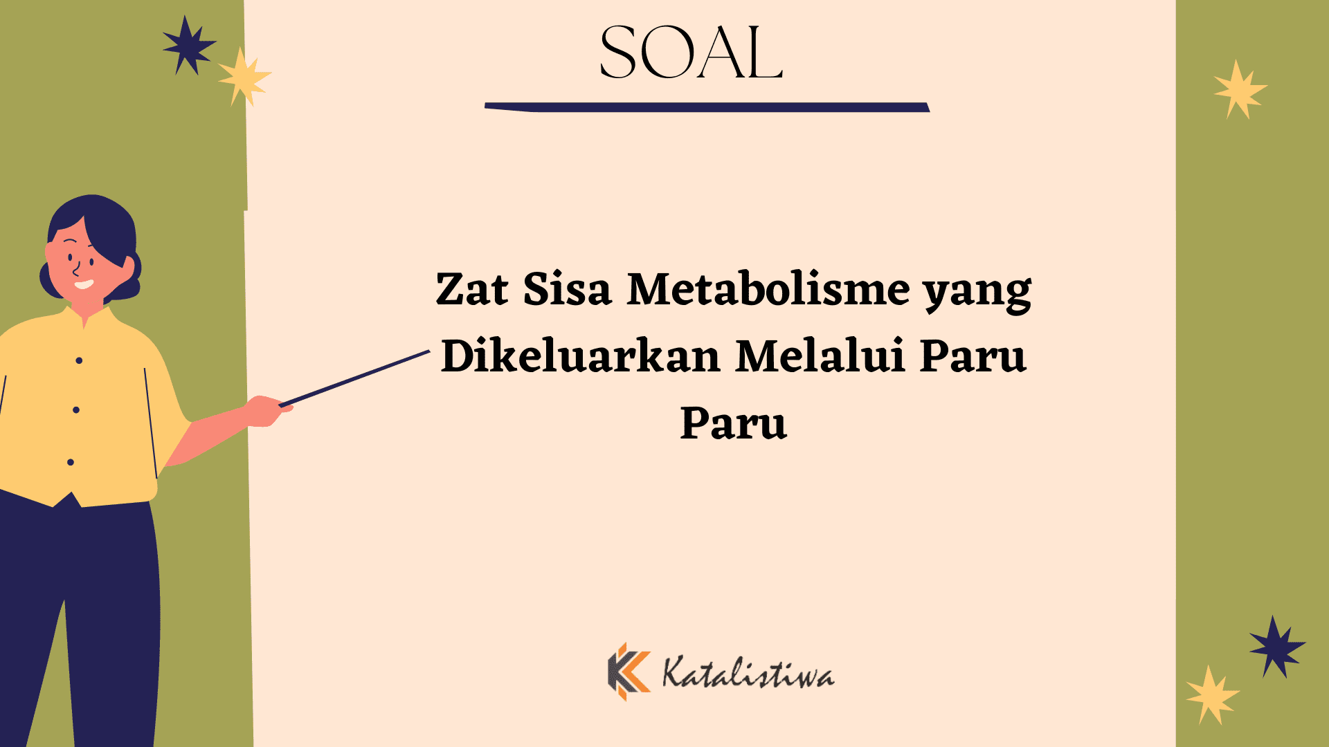 Zat Sisa Metabolisme yang Dikeluarkan Melalui Paru Paru Adalah