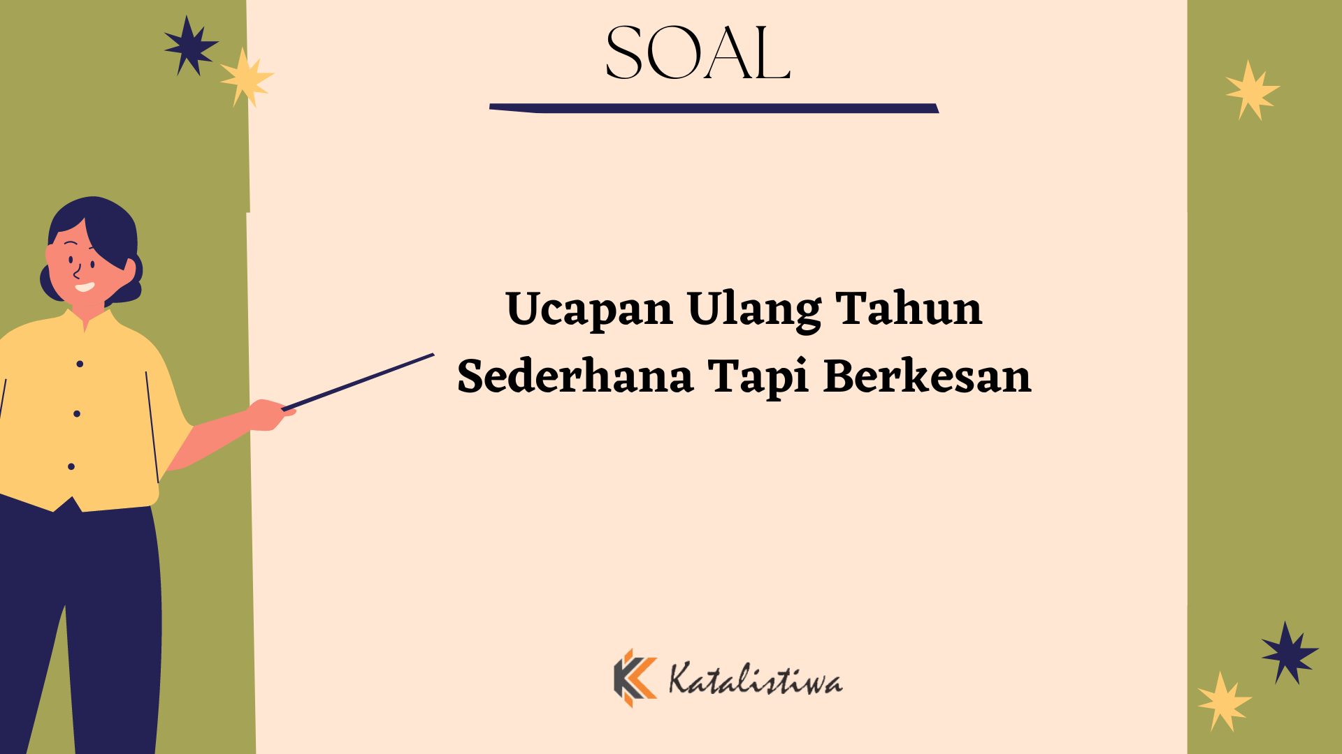 Ucapan Ulang Tahun Sederhana Tapi Berkesan