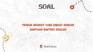 Produk Berikut yang Dibuat dengan Bantuan Bakteri 