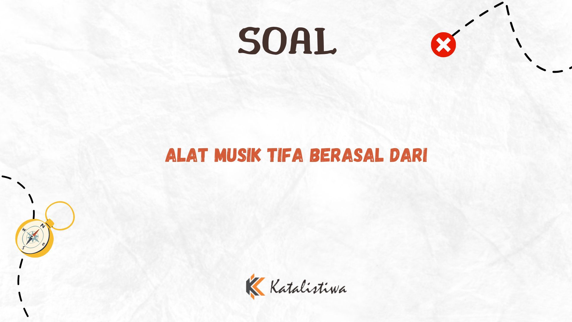 Alat Musik Tifa Berasal dari