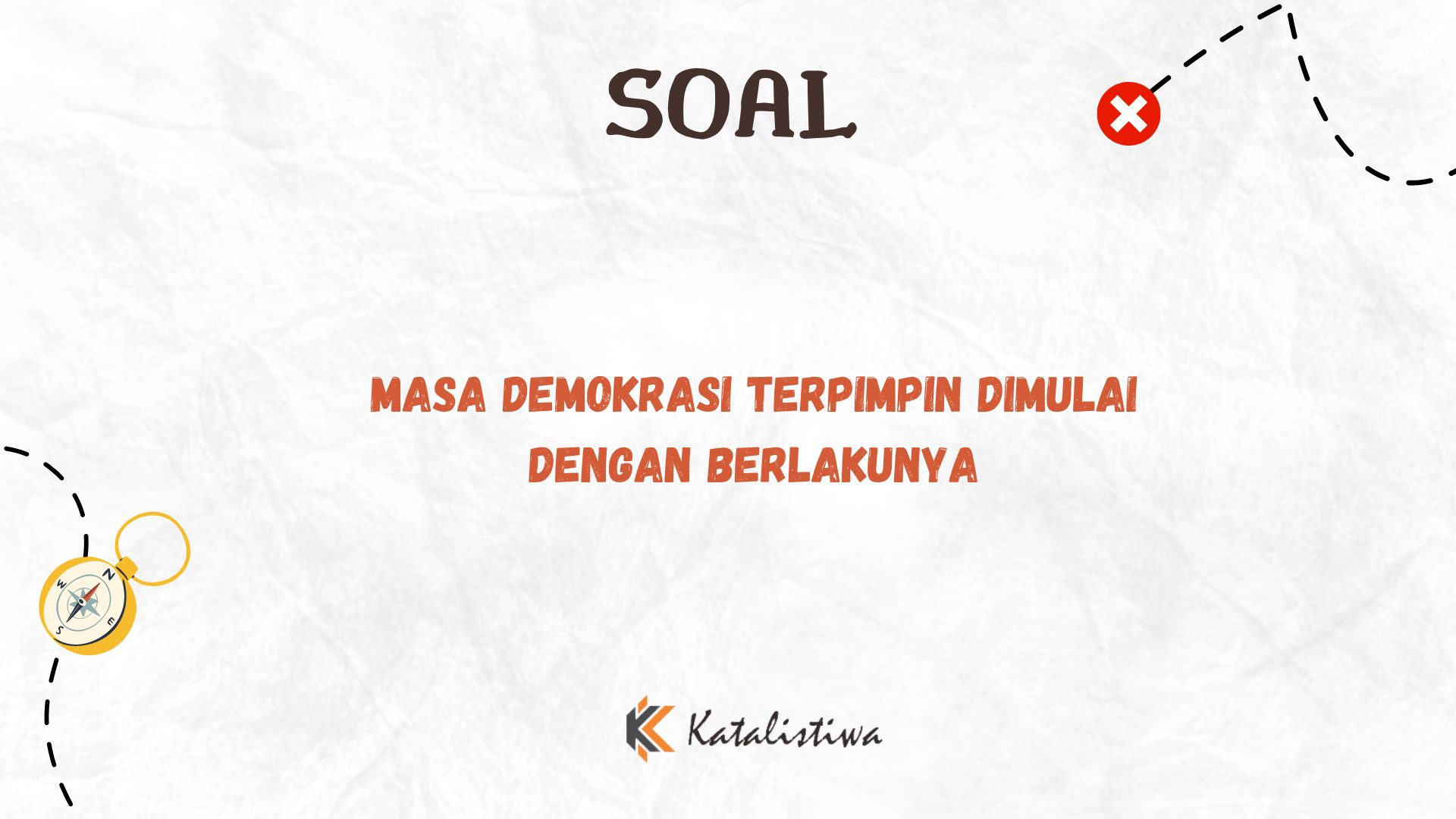 Masa Demokrasi Terpimpin Dimulai dengan Berlakunya