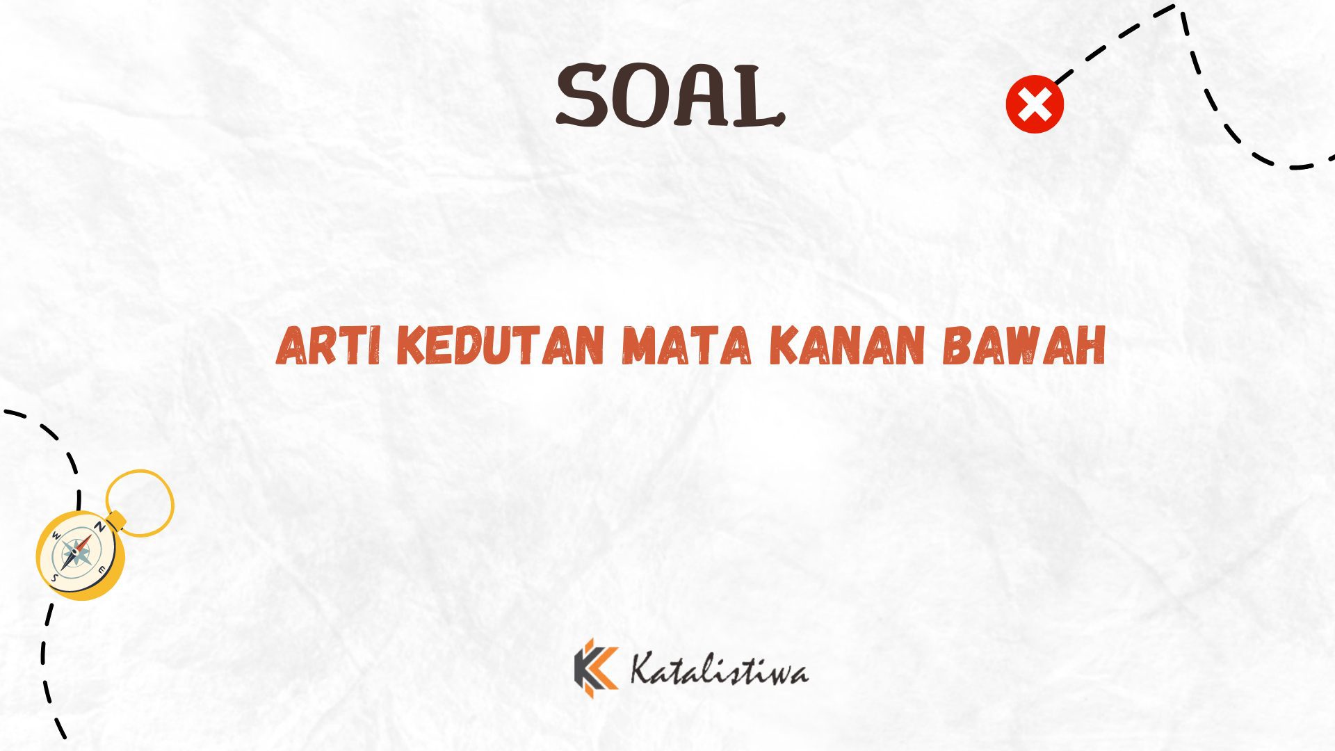 Arti Kedutan Mata Kanan Bawah