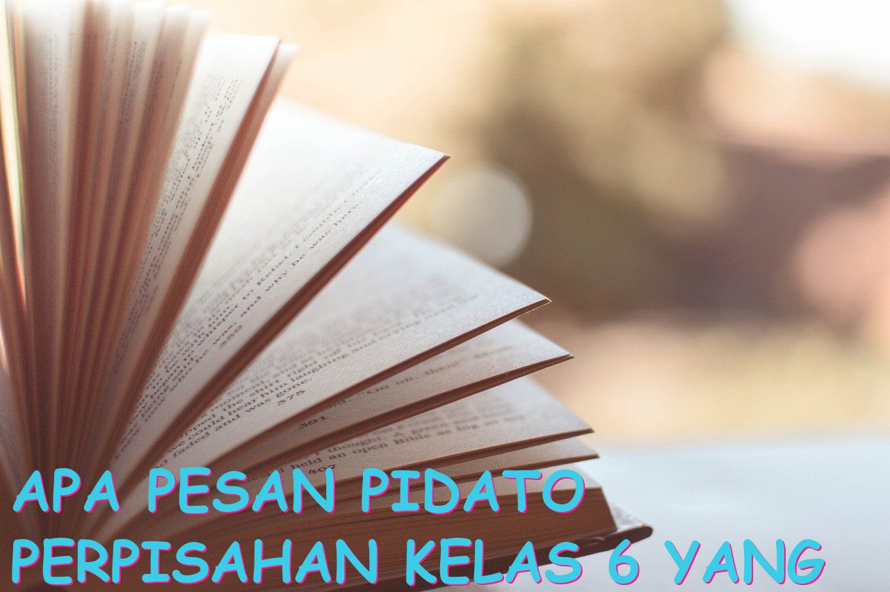 Apa Pesan Pidato Perpisahan Kelas 6 yang Mengharukan?