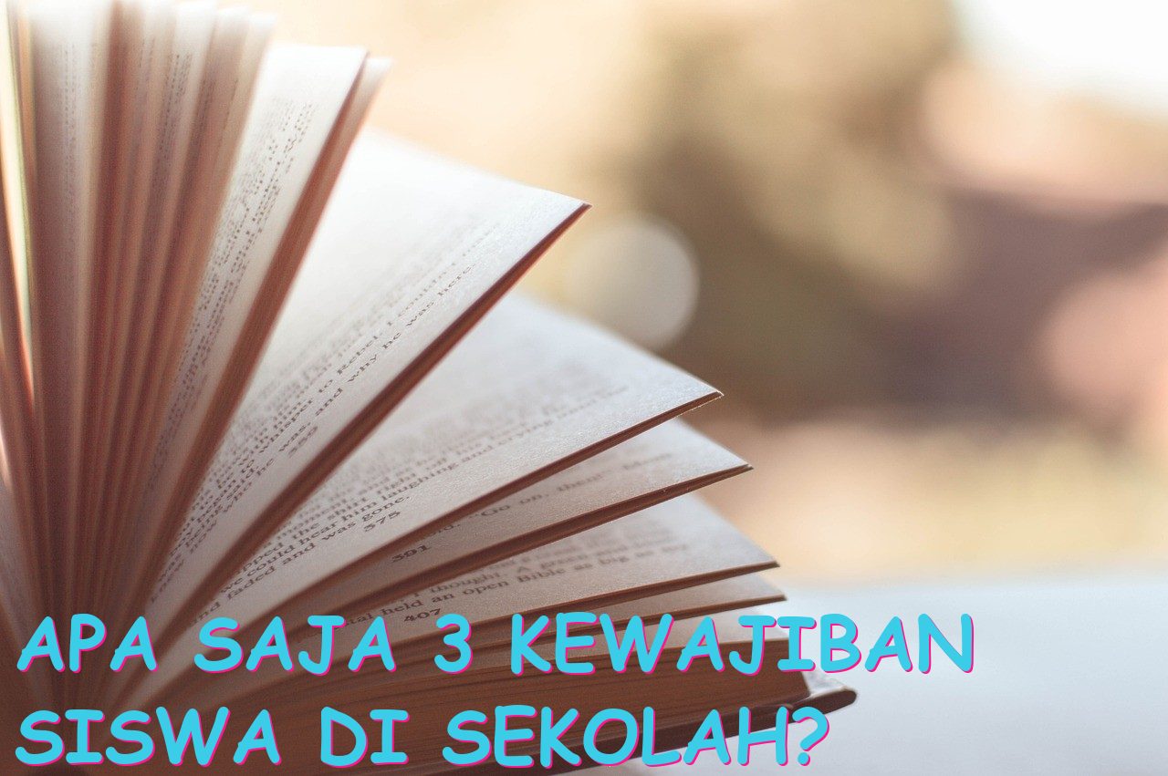 Apa Saja 3 Kewajiban Siswa di Sekolah?