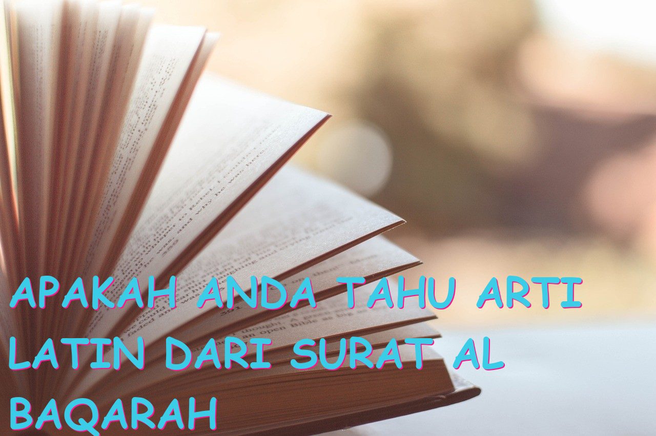Apakah Anda Tahu Arti Latin dari Surat Al Baqarah dan Kaitannya dengan Terjemahan Bahasa Indonesia?