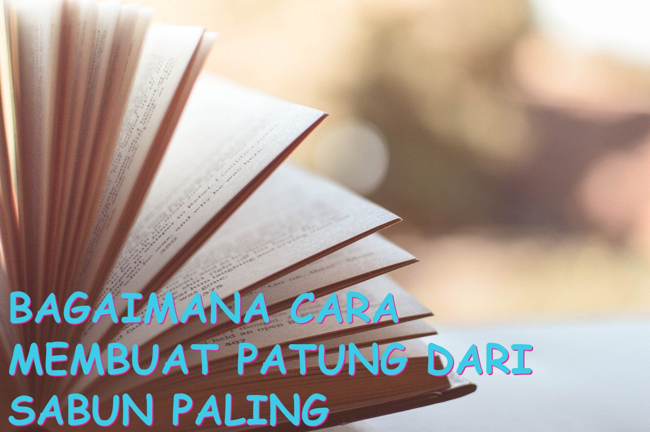 Bagaimana cara membuat patung dari sabun paling mudah?