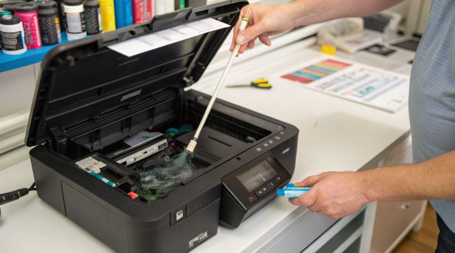 membersihkan head printer epson l360