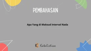Apa Yang di Maksud Interval Nada