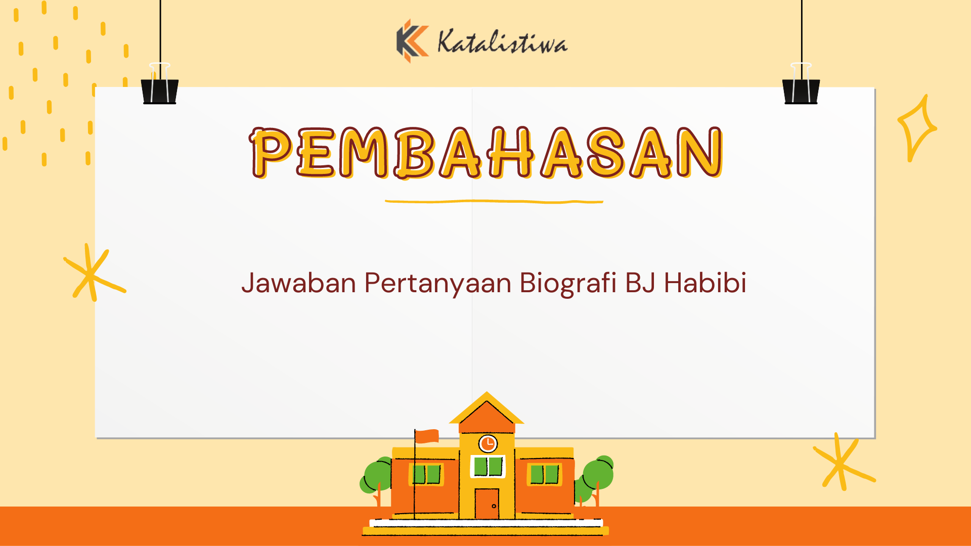 Jawaban Pertanyaan Biografi BJ Habibi