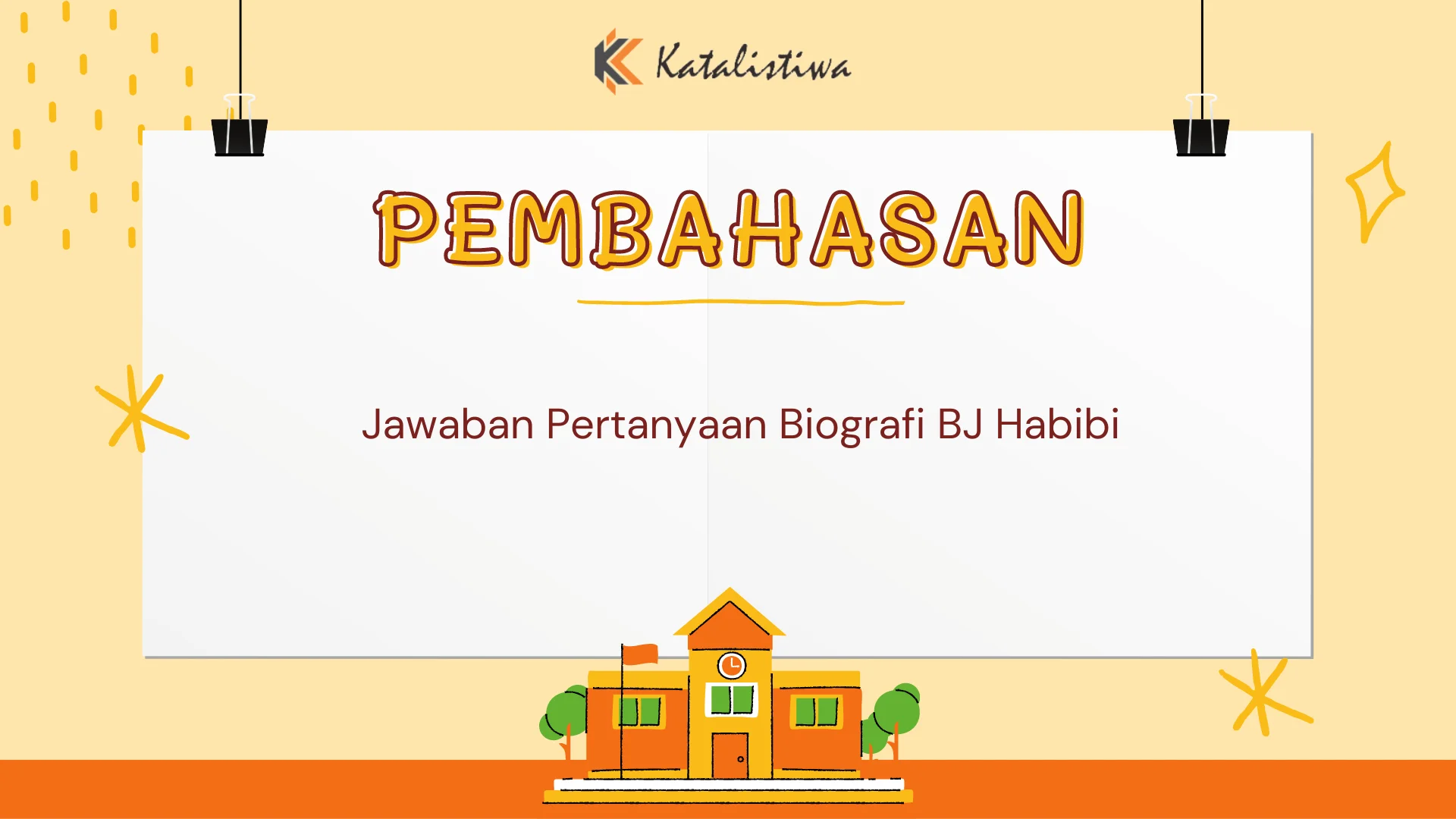 Jawaban Pertanyaan Biografi BJ Habibi