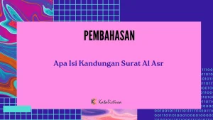 Apa Isi Kandungan Surat Al Asr 