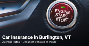 Burlington VT car insurance