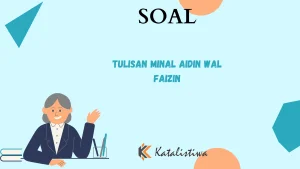 Tulisan Minal Aidin Wal Faizin